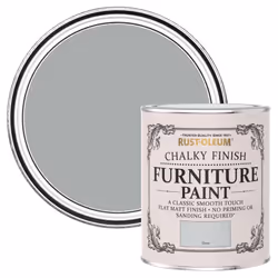 Light Grey Upcycled Furniture Paint in Chalky Finish - Dove 750ml