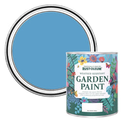 Blue Mould Resistant Garden Paint in Matt Finish - Cerulean 750ml