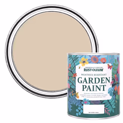 Light Brown Mould Resistant Garden Paint in Matt Finish - Warm Clay 750ml