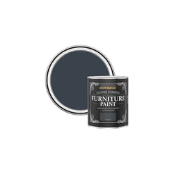 Black Furniture Paint in Gloss Finish - Black Sand 750ml