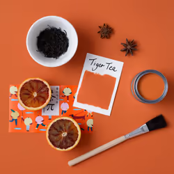 Rust-Oleum Orange Washable Kitchen Wall Paint in Matt Finish - Tiger Tea 2.5L