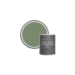 Green Scrubbable Kitchen Cupboard Paint in Satin Finish - All Green 750ml