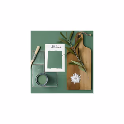 Green Scrubbable Kitchen Cupboard Paint in Satin Finish - All Green 750ml