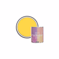 Yellow Heat Resistant Radiator Paint in Satin Finish - Lemon Sorbet 750ml
