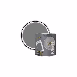 Colours Matt Emulsion Wall and Ceiling Paint - Torch Grey 2.5L
