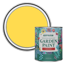 Yellow Mould-Resistant Garden Paint In Gloss Finish - Lemon Sorbet 750ml