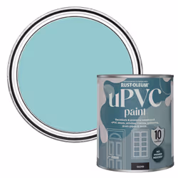 Rust-Oleum Blue uPVC Door and Window Paint In Gloss Finish - Teal 750ml