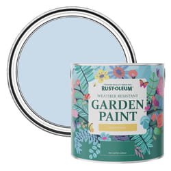 Rust-Oleum Blue Mould-Resistant Garden Paint In Matt Finish - Blue Sky 2.5L