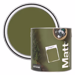 Rust-Oleum Colours Matt Emulsion Wall and Ceiling Paint - Jasper 2.5L