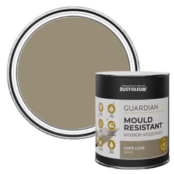 Brown Guardian Mould Resistant Interior Wood Paint in Satin Finish - CafÃ© Luxe 750ml