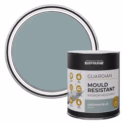 Blue Guardian Mould Resistant Interior Wood Paint in Satin Finish - Gresham Blue 750ml