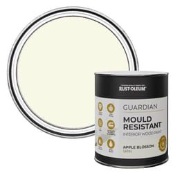 Green Guardian Mould Resistant Interior Wood Paint in Satin Finish - Apple Blossom 750ml