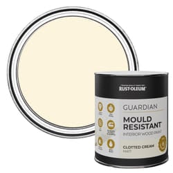 Beige Guardian Mould Resistant Interior Wood Paint in Matt Finish - Clotted Cream 750ml