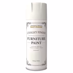Rust-Oleum 400ml Antique White Chalk Chalky Furniture Spray Paint Shabby Chic