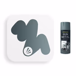 Rust-Oleum Metallic Gun Metal Grey Spray Paint 400ml