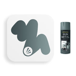 Rust-Oleum Metallic Gun Metal Grey Spray Paint 400ml