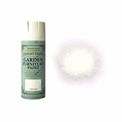 Rust-Oleum Chalk White Matt Garden Furniture Spray Paint 400ml