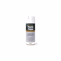 Rust-Oleum AE0030003E8 Plastic Primer Matt White Spray Paint 400ml