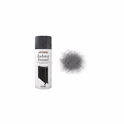 Rust-Oleum Cast Iron Grey Radiator Enamel Spray Paint 400ml