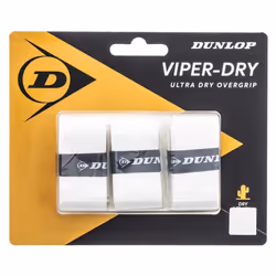 Dunlop Sports ViperDry Overgrip 3-Pack White V17