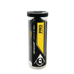 DUNLOP PRO Squash Balls - Tube of 3