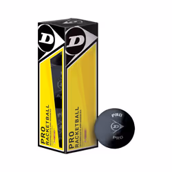 Dunlop Pro Squash Advance Player Sports Match Racketball Balls (Box Of 3) (2020)
