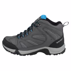 Mens Hi-Tec Boots Pioneer WP Charcoal/ Cool Grey/ Black Textile - UK Size 8 - EU Size 42 - US Size 9