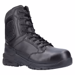 ) Magnum Strike Force 8.0 Leather Black Safety Boots - Black, 13 (Adults'
