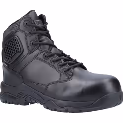 ) Magnum Strike Force 6.0 Leather Black Safety Boots - Black, 10 (Adults'