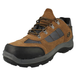 Mens Hi-Tec Lace Up Boots Safe Hike Low - UK 7, Brown