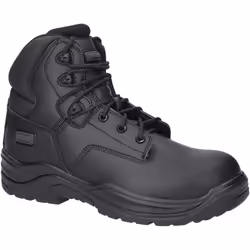) Magnum Precision Sitemaster Leather Black Safety Boots - Black, 3 (Adults'