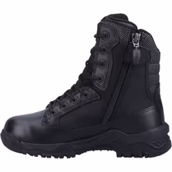 ) Magnum Strike Force 8.0 WP Side-Zip Leather Black Safety Boots - Black, 10 (Adults'