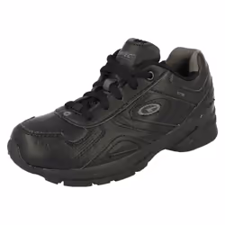 Junior Boys Hi Tec Lace Up Trainers XT115 JNR - UK 2 Child, Black