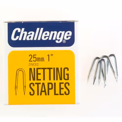 Challenge Zinc Plated Netting Staples 25mm 225g InUK