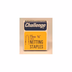 Challenge Netting Staples - Zinc Plated (Box Pack) 15mm [11202]