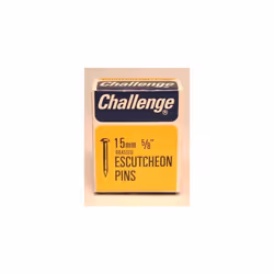 Challenge Escutcheon Pins - Brass Plated (Box Pack) 15mm [11410]