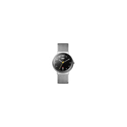 Braun Mens 3-Hand with Date Analogue Quartz Watch, Black Dial and Steel Milanese Mesh Strap, 40mm Stainless Steel Case, model BN0032BKSLMHG. - Black