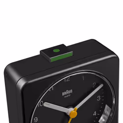 Braun Classic Analogue Alarm Clock with Snooze and Light, Black, BC03B - Additional view 4