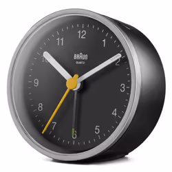 Braun BC12SB alarm clock Quartz alarm clock Black, Silver