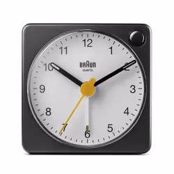 Braun BC02XBW alarm clock Quartz alarm clock Black, White