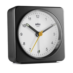 Braun BC03BW alarm clock Quartz alarm clock Black, White