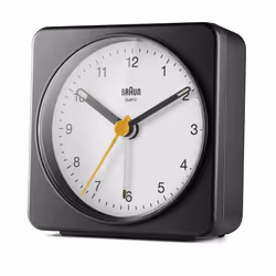 Braun BC03BW alarm clock Quartz alarm clock Black, White
