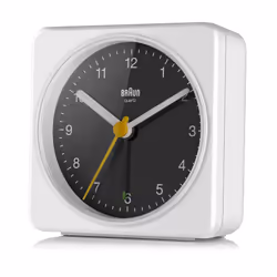 Braun BC03WB alarm clock Quartz alarm clock Black, White
