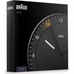 Braun Classic Large Analogue Wall Clock, 30cm, Black, BC17B - Additional view 5