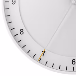 Braun Classic Large Analogue Wall Clock, 30cm, White, BC17W