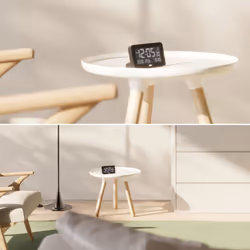 Braun Digital Alarm Clock with Date, Month and Temperature Display, White, BC10W - Additional view 4