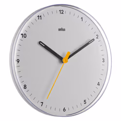 Braun Classic Analogue Wall Clock with Silent Sweep Movement - White - Additional view 4