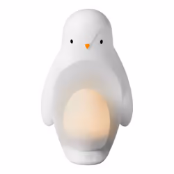 2-in-1 Portable Penguin Nursery Night light with Portable Egg Light, Adjustable Brightness, USB-Powered