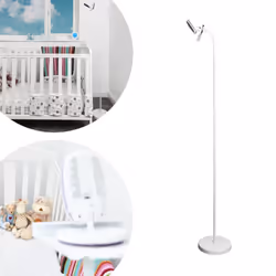 Air 360 (Round Base) The Universal Freestanding Baby Monitor Holder, Baby Video Monitor Shelf with Flexible Hose, Camera Stan ...