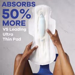 Maxi Overnight Pads with Wings, Size 5, Extra Heavy Overnight, Unscented, 72 Count